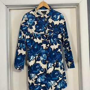 Etcetera Blue and White Floral Blazer